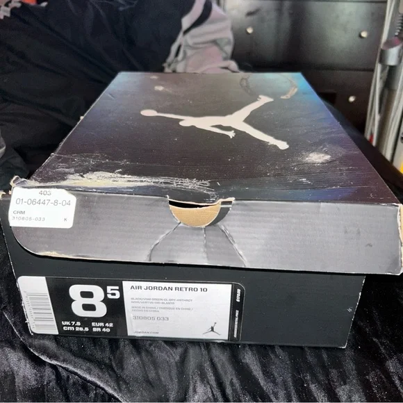 Jordan, Size 8’5, black and green